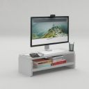 flux Monitor Stand Two Tier Mini (49.5 x 20 x 20) cm white...