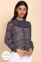FLYING MACHINE  Casual Regular Sleeves Printed Women Black Top...