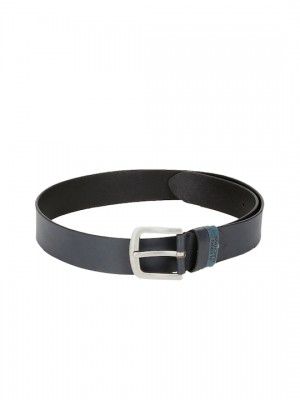 Flying Machine Men Black Leather Belt