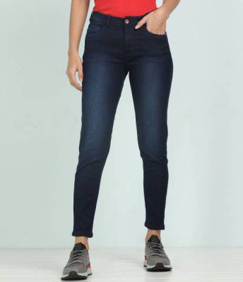 FLYING MACHINE  Skinny Women Dark Blue Jeans