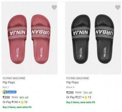 Flying Machine Slides @ 80% Discount from ₹200
