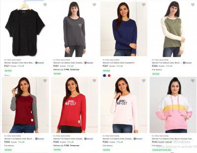 Upto 70% OFF ON Flying Machine Women's Winter Wear | Starts at Rs 1049