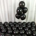 Flyloons Black Balloons Pack of 50 for birthday decoration...