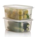 flymore Fridge Storage Containers (Pack of 2)...