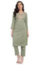 FNOCKS Winter Wear Warm Woollen Embroidery Work Kurta Pant Set for Women's (2 Pcs)...