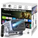 FOCASI 4K Projector for Home Cinema Ultra HD Small Portable Mobile Android Wireless Bluetooth WiFi HD Compatibility Projector...