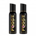 FOGG Fragrance Body Spray for Men, 240ml (Pack of 2) - Fresh Fougere Black...