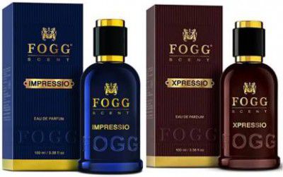 FOGG Impressio + Xpressio 100ml Each Eau de Parfum - 200 ml  (For Men)