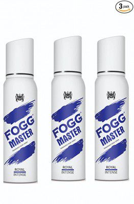 FOGG Master Intense Royal Body Spray For Men - 360 ML (Pack Of 3)