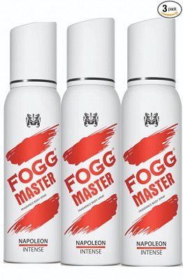FOGG Master Intense Napoleon Body Spray For Men - 360 ML (Pack of 3)