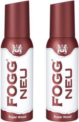 FOGG Neu Super Wood Deodorant / Body Spray  -  For Men (240 ml, Pack of 2)