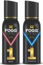FOGG ONE BODYSPRAY BRAVE+ CHAMPION 240ML Body Spray - For Men  (240 ml, Pack of 2)...
