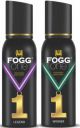 FOGG ONE BODYSPRAY LEGEND + WINNER 240ML Body Spray - For Men  (240 ml, Pack of 2)...