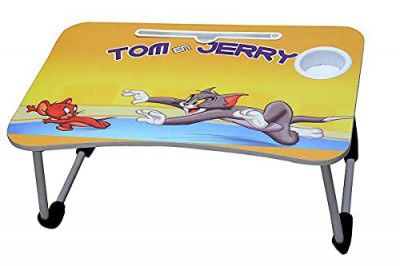 Foldable LaptopTable, Multifunction Lap Tablet Desk with Cup Holder