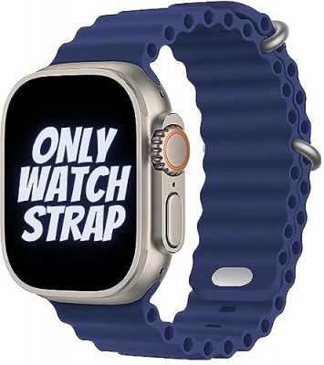 FOLX FAB41 Heavy Metal Strap/Trail/Ocean/Tang Buckle/Milanese Magnetic/Alpine Watch Straps/Bands (LIGHT BROWN [ SILICONE + FAUX LEATHER ], [ 42MM / 44MM / 45MM / 49MM ULTRA ])