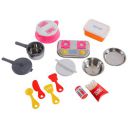 Food Friends Set Non Toxic Plastic Along with Pure Stainless Steel Cooking Accessories for Girls Age 3 Years Plus...
