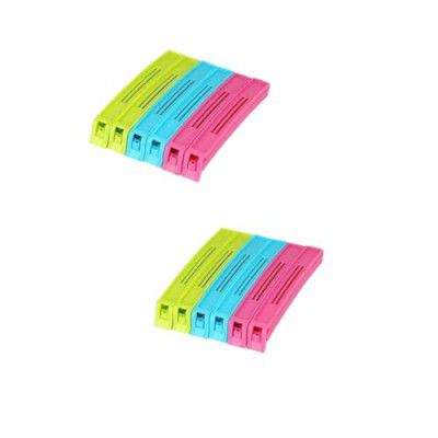 Food Sealing Clips | Set of 10 Food Plastic Sealing Clips (Mix of Different Sizes) for Airtight Pantry Storage | Kitchen Bag Clips for Snack | Keeping Food Fresh (1)