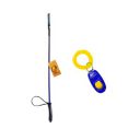 Foodie Puppies Dog Training Kit - Combo of Training Stick and Clicker for Dog (I clicker + Stick)...