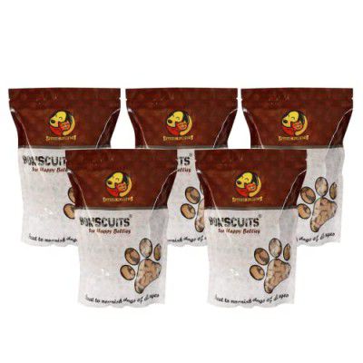Foodie Puppies Freshly Baked Chicken Flavor Treat (Puppy Bone Biscuit - 5Kg for Small Dogs and Puppies | Crunchy Texture | 100% Natural & Digestible