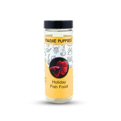 Foodie Puppies Holiday Vacation Pack Fish Food - (Holiday Vacation, 10 Blocks) 
