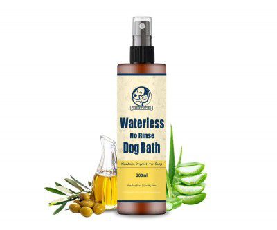 Foodie Puppies Mandarin Waterless Dry Bath for Dogs - 200ml 