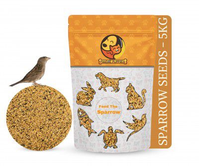 Foodie Puppies Sparrow Bird Food (5Kg, Pouch) 