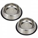 Foodie Puppies Stainless Steel Dog Bowl - (450ml, Pack of 2) ...