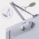 Foora Superior Quality Heavy Double Speed Hydraulic Door Closer | Capacity Upto 80 Kg Doors Weight(Silver)...