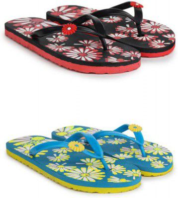 Footox  Slippers (Black, Red, Yellow 5)