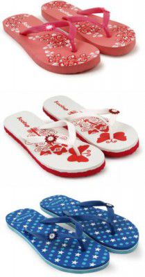 Footup  Womens Comfortable Stylish and Trending Colorful Printed Slippers Slippers