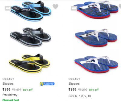 Footwear Starting @₹199