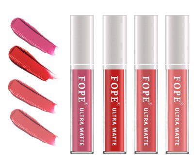 FOPE Long Wear Liquid Matte Lipstick Combo Set For Women/Girls-LML2019