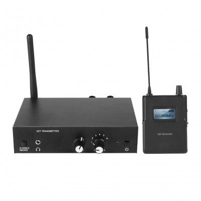 for ANLEON S2 UHF Stereo Wireless in Ear Monitor System, Wireless IEM 863-865MHZ, Rack Mountable, for Stage, Studio, Exhibit, Lecture, Speech(EU)