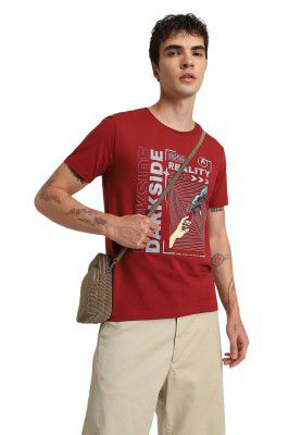 Forever 21 Men Graphic Regular Fit T-Shirt
