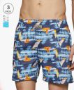 Fort Collins Pack of 3 Printed Men Boxer...