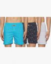Fort Collins Pack of 3 Printed Men Boxer...