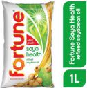 Fortune Refined Soyabean Oil Pouch (1 L)...