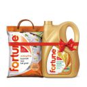 Fortune Rice Bran Oil 5L Jar + Fortune Everyday Basmati Rice, 5 Kg...
