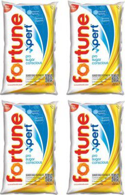 Fortune Xpert Pro Sugar Conscious Sesame Oil Pouch (4 x 1 L)