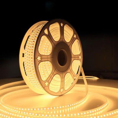 Forus LED Rope Light 40 Meter 2 Year Warranty, Outdoor Waterproof Decorative Cove Lights for Ceiling, Balcony, Home Decor, Interior Decoration, Flexible Profile Light for Diwali, Christmas -Warm White