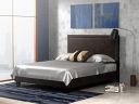 Forzza Franco Upholstered King Size Bed (Brown/Beige)...
