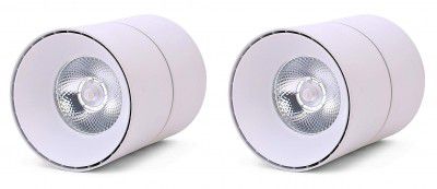 FOS LED Surface Light 30W COB, 3300 LUMENS - 360 Degree Adjustable - Wall/Ceiling Mountable (Neutral White 4000k | Pack of 2)