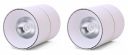 FOS LED Surface Light 30W COB, 3300 LUMENS - 360 Degree Adjustable - Wall/Ceiling Mountable (Neutral White 4000k | Pack of 2)...