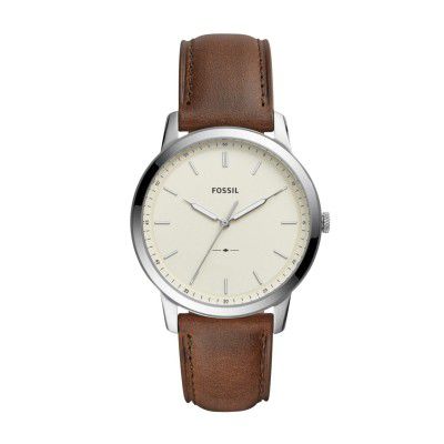 Fossil Analog Beige Dial Mens Watch-FS5439