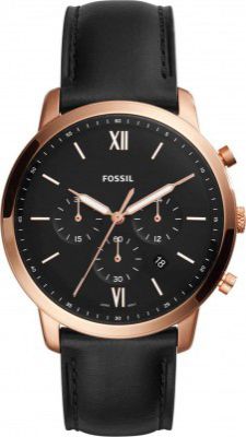 Fossil Analog Black Dial Mens Watch-FS5381I