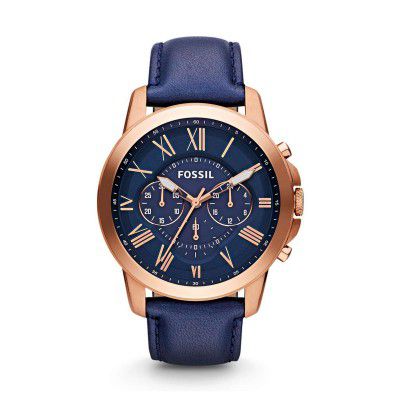 Fossil Analog Blue Dial Mens Watch-FS4835IE