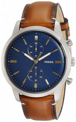 Fossil Analog Blue Dial Mens Watch-FS5279I