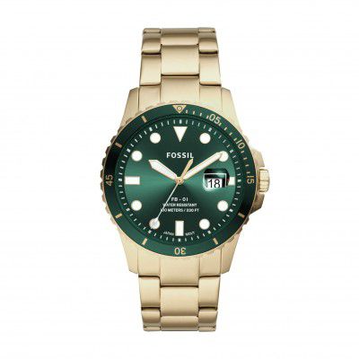 Fossil Analog Green Dial Mens Watch-FS5658