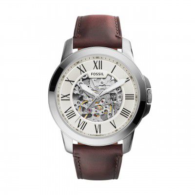 Fossil Analogue Beige Dial Watch