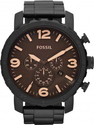 Fossil Analogue Black Dial Mens Watch (Wfif-Jr1356I)